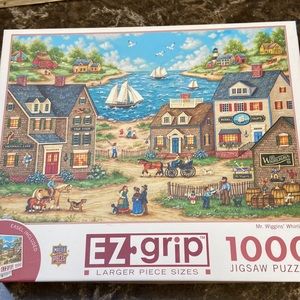 EZ grip puzzle Mr. Wiggins’ Whirligigs euc Masterpieces jigsaw